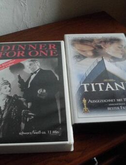 VHS Kult Filme =Dinner for one= and =Titanic= - Bottrop