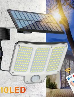 Solar-Straßenlaterne mit Bewegungsmelder – Perfekte Beleuchtung für Sicherheit und Stil Set34425 - Ingolstadt