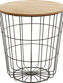 andas Beistelltisch St. Tropez, Höhe: 41 cm, runde Tischplatte Ǿ 39,5 cm, Couchtisch mit Metallgestell und abnehmbarer Tischplatte