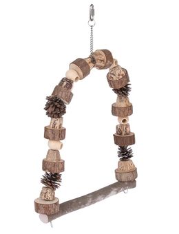 TIAKI Vogelschaukel - Größe L: B 32 x H 45 cm