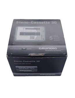 Grundig Steno-Cassetten 30 mit Ständer Stenorette Kassette diverse - Hamburg Hamburg-Nord