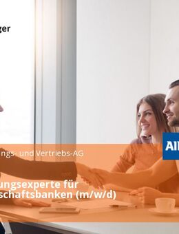 Versicherungsexperte für Genossenschaftsbanken (m/w/d) - Freising