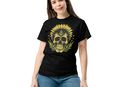 Unisex T-Shirt Jamaica Skull Totenkopf schwarz L neu in 20095