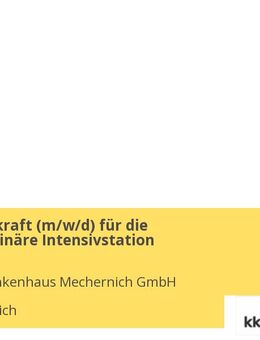 Pflegefachkraft (m/w/d) für die interdisziplinäre Intensivstation - Mechernich