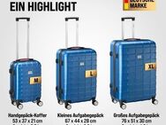 Koffer Hartschalenkoffer-Set Exopack 3 teilig ABS Blau Zubehör - Köln Zentrum