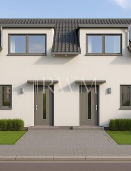 Neubauprojekt: Doppelhaushälfte mit Balkon, Terrasse mit Garten sowie Stellplatz - Nürtingen