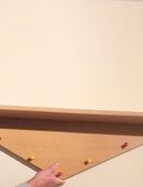 Kinder-Garderobe, Regal, Wickelkommoden-Regal mit Ablage, Holz, Breite: 95 cm in 89346