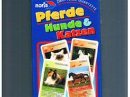 Zwei tolle Quartette-Pferde-Hunde und Katzen-Noris-Spiel - Linnich