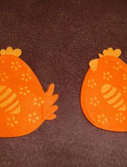 OSTERN Eierwärmer Huhn Henne/ 2 Stück/ Filz/ NEUwertig - Duisburg