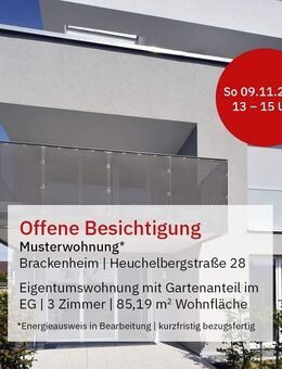 3-Zimmer-Wohnung in Brackenheim »Theodor-Heuss-Siedlung Haus 1« - Brackenheim