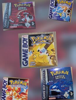 Pokemon Spiele Nintendo Game Boy rote,gelbe, silberne Edition - Magdeburg