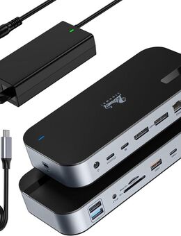 USB C 4 Dock Dual DP mit Netzteil 150W Docking Station USB C NEU - Berlin Neukölln