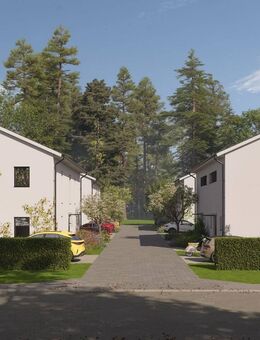 Neubau mit Grundstück! Inkl. Fußbodenheizung, Terrasse, zwei Stellplätzen usw: Stadthäuser in Bernau - Bernau (Berlin)