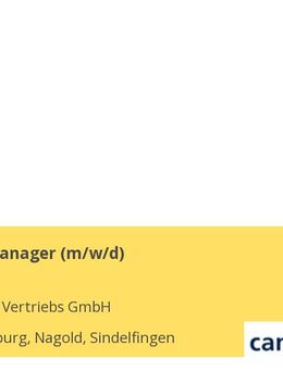 Vertriebsmanager (m/w/d) - Ludwigsburg