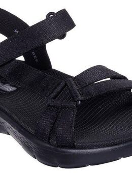 Skechers GO WALK FLEX SANDAL-ILLUMINATE Sandale Sandalette, Trekking Sandale mit Gogo Mat Fußbett