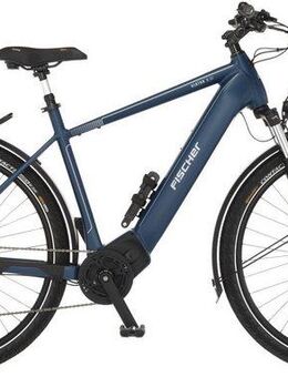 FISCHER Fahrrad E-Bike Trekkingrad VIATOR 8.0I 711 55, 12 Gang SX 11-50 Kettenschaltung Schaltwerk, Kettenschaltung, Mittelmotor, 711 Wh, (mit Faltschloss), Pedelec, Elektrofahrrad für Damen u. Herren