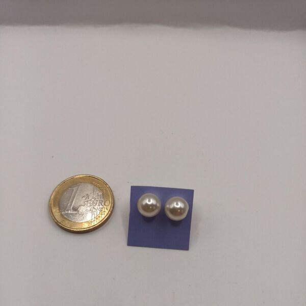 Modeschmuck Ohrringe Ohrstecker Silberfarbe Perlen modern - Essen