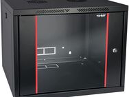 HMF Netzwerkschrank Serverschrank 19 Zoll 9 HE schwarz #1834 - Birkenfeld (Baden-Württemberg)