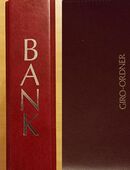 2 Bankordner / Kontoauszugsordner, 235 x 160 mm / 240 x 135 mm in 50354