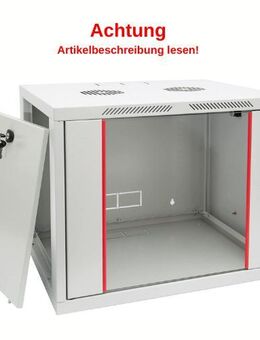 HMF Netzwerkschrank Serverschrank 19 Zoll 9 HE grau #1866 - Birkenfeld (Baden-Württemberg)
