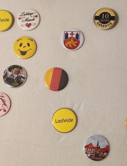 Ansteck-Button Geburtstags-Zahlen Ø 59 mm - Osterode (Harz)