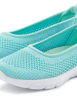 LASCANA Sneaker Ballerinas ultraleichter Slipper, Freizeitschuh zum Reinschlüpfen VEGAN
