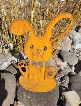 niedlicher Hase Franz Edelrost Ostern - Kraftisried