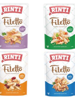 RINTI Filetto Pouch in Jelly 8 x 100 g - Mix (4 Sorten)