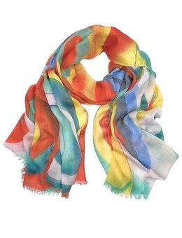 COLLEZIONE ALESSANDRO Modeschal Enjoy, (1-St), in kräftigen Farben, bunt