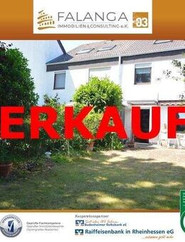 Falanga Immobilien - Großzügiges Reihenmittelhaus in ruhiger Lage mit schönem Garten in Mainz-Finthen - Mainz