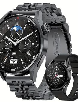 Herren Smartwatch mit Telefonfunktion – Sportuhr für Outdoor-Aktivitäten & Fitness - Wuppertal