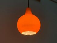 Mid Century Peill Putzler Glass Pendant Lamp zu 60er 70er Teak 1 - Hamburg Hamburg-Nord