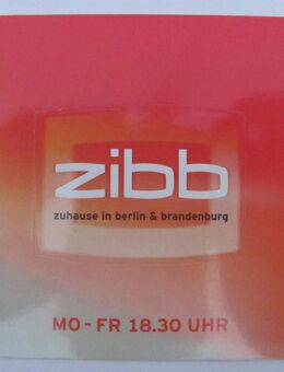 RBB - Rundfunk Berlin Brandenburg - Postkarte mit Aufkleber - Doberschütz