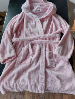 Mädchen-Bademantel, rosa, Alter 7-8 Jahre Gr. 122 - Gera