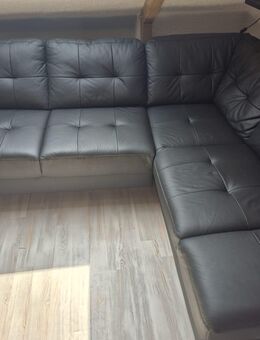 Couch, echtleder couch, ecksofa, ledersofa, - Oberhausen