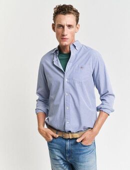 Gant Langarmhemd REG POPLIN BANKER SHIRT Banker Stripe Popeline, leichte Baumwolle