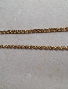 2 Armbänder aus Sterlingsilber,vergoldet, je ca. 19 cm lang,ungetragen,je 35 € beide 60€ - Haltern (See)