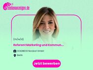 Referent (m/w/d) Marketing und Kommunikation für die Regionalgesellschaft Nordost - Berlin
