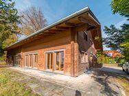 Großzügiges, hochwertiges Vollbio-Holzblockhaus mit viel Platz - Icking