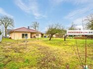 IMMOBERLIN.DE - Energieeffizienter & eleganter Bungalow mit Sonnengarten in ländlicher Lage - Fehrbellin