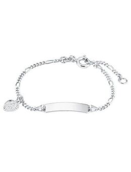 Amor Silberarmband Schutzengel/Herz, 9526703, Made in Germany