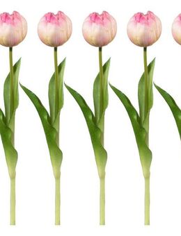 Kunsttulpe Tulpe, Creativ green, Höhe 37 cm, mit real-touch-Blüten