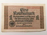 Reichsmark 1938 Währung 1 2 Mark-Scheine uralt gut erhalten 2.WK - Hamburg Wandsbek