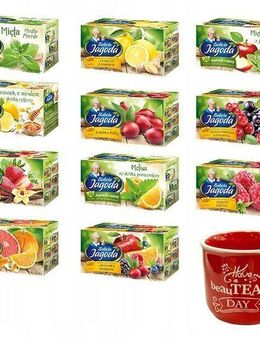 Früchtetee-Set mit 11 Geschmacksrichtungen und Oma-Jagoda-Tasse - Wuppertal