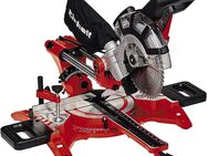 Einhell Zug-Kapp-Gehrungssäge TC-SM 2131/1 Dual (1.500 W, Ø210 x Ø30 mm Sägeblatt, 31 cm/21 cm Schnittbreite 90°/45°, Neuheit 2020, Zugfunktion, Spannvorrichtung, inkl. Hartmetall-Sägeblatt) Set5342 - Wuppertal