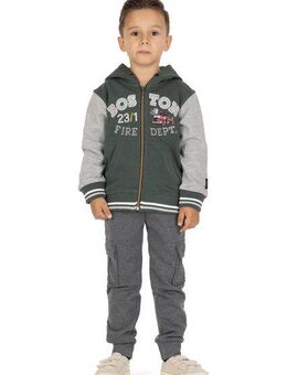 SALT AND PEPPER Collegejacke Boston Fire Dept. mit Feuerwehr-Motiv