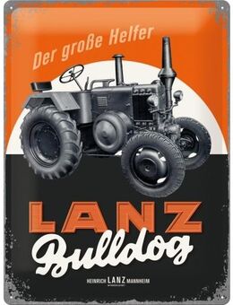 Schönes Lanz Traktor Blechschild Schlepper Landwirtschaft Bauer Nostalgic 30x40 cm - Hamburg