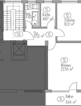 Helle 2-Zimmer-Wohnung mit Balkon in ruhiger Lage - München