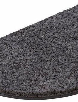 KiNZLER Badematte Chaozhou, Höhe 20 mm, rutschhemmend beschichtet, fußbodenheizungsgeeignet, Polyester, halbrund, Badteppich, Uni Farben, weich, als rechteckig, rund & Set erhältlich