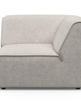 RAUM.ID Sofa-Eckelement Merid, Sofaelement, Maße B/T/H: 97/97/46 cm, als Modul oder separat verwendbar, für individuelle Zusammenstellung
